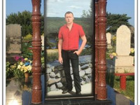 Мемориал из гранита  с цветным портретом